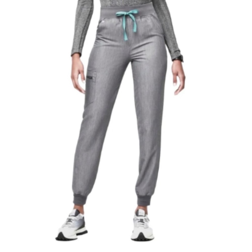 High Waisted Zamora™ Jogger Scrub Pants, Graphite, XS Tall (NWT)